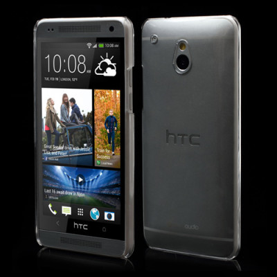 Твърди гърбове Твърди гърбове за HTC Ултра тънък предпазен твърд гръб кристално прозрачен за HTC One Mini M4